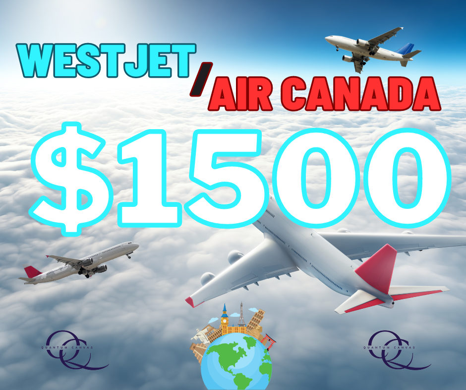 $1500 WestJet/Air Canada GC! - Digital Print